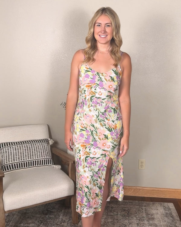 Flower Field Midi Dress