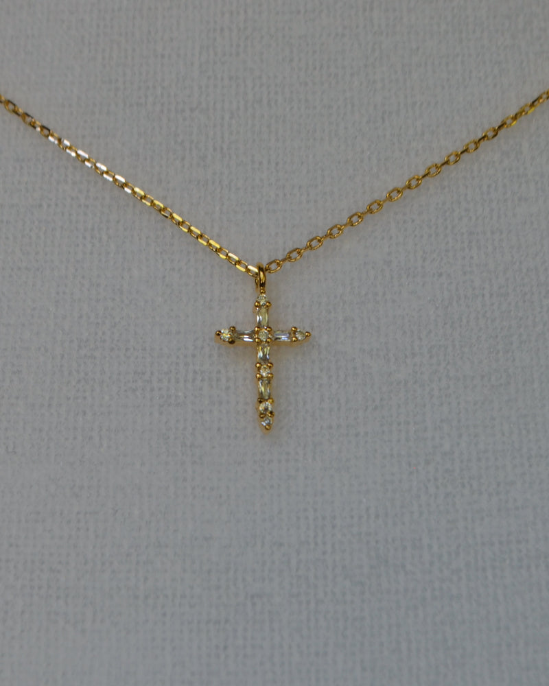 Gold Cross Necklace