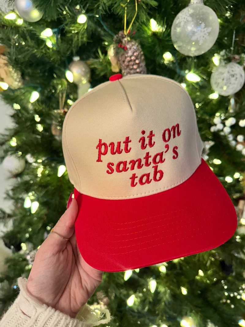 Put It On Santa's Tab Trucker Hat