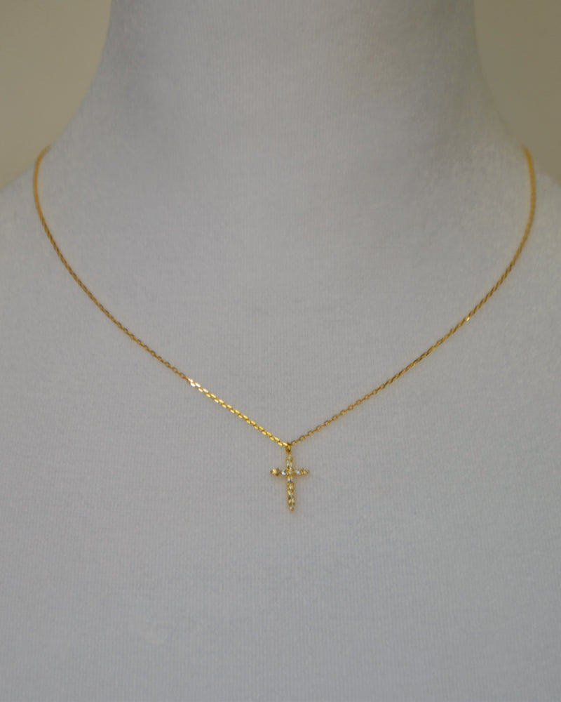 Gold Cross Necklace