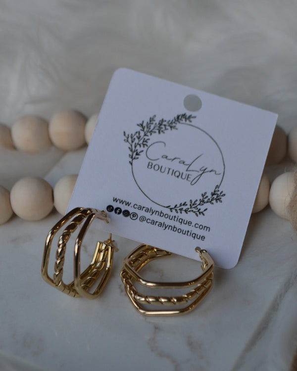 Golden Hour Hoop Earrings