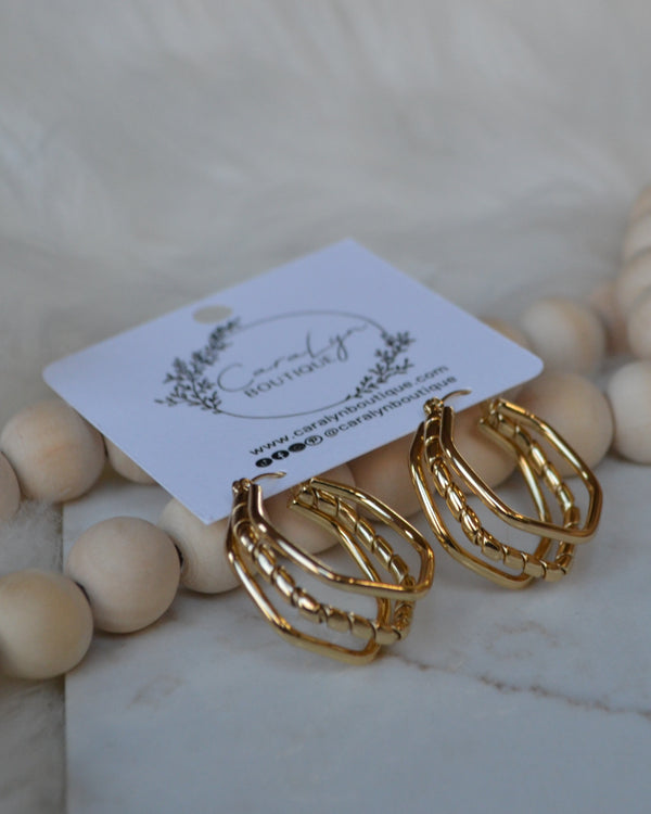 Golden Hour Hoop Earrings