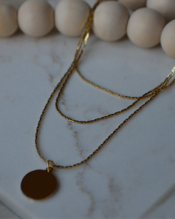 Well Rounded Gold Necklace