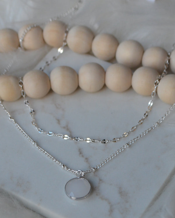 Daily Dazzle Silver Necklace