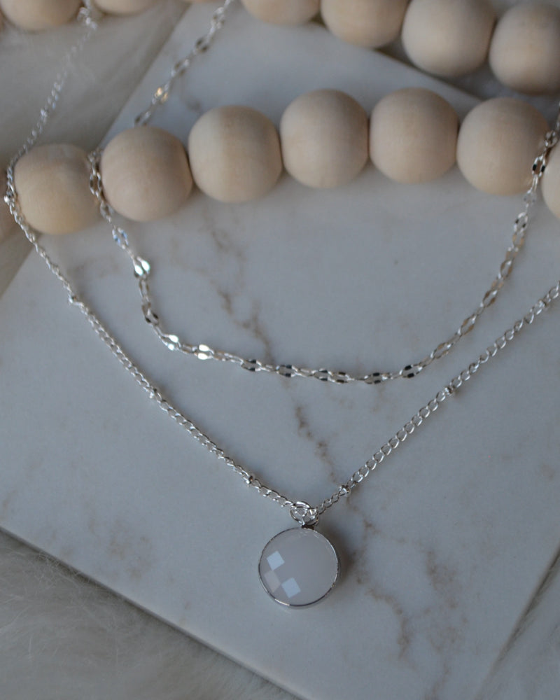 Daily Dazzle Silver Necklace