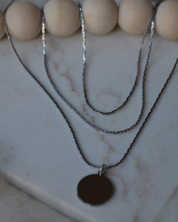 Well Rounded Silver Necklace