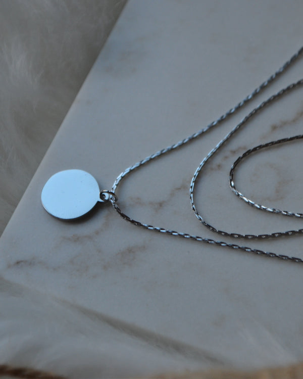 Well Rounded Silver Necklace